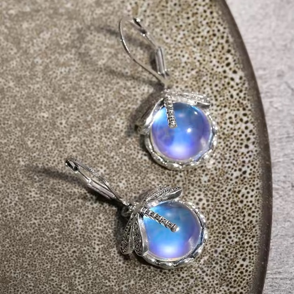 Silver Dragonfly Khalisa Earrings - Picture 3 of 8